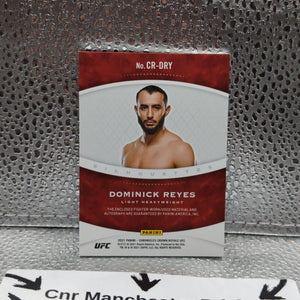 2021 Panini Crown Royale - UFC Silhouettes PATCH AUTO - Dominick Reyes FRENLY BRICKS - Open 7 Days