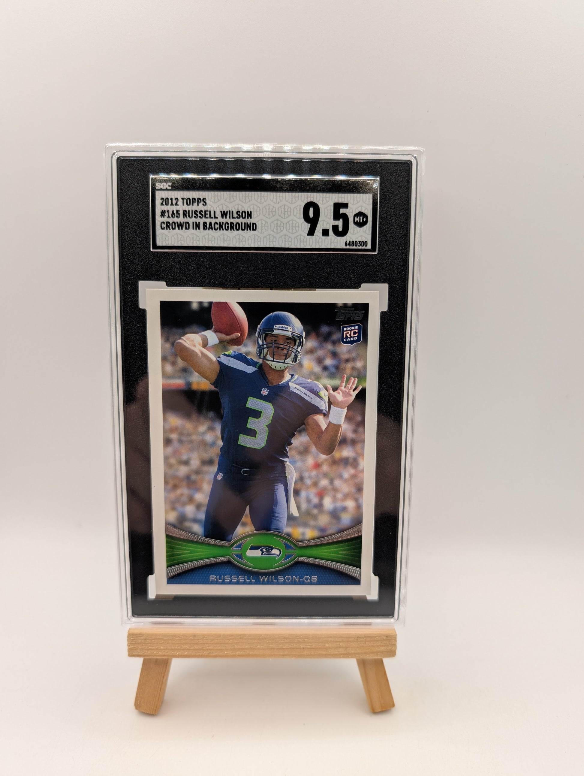 2012 Topps - Russell Wilson #165 Stands in Background (RC) SGC 9.5