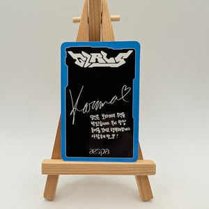 KARINA Aespa — Girls Album Photocard (Kwangya Ver) — Official PC FRENLY BRICKS - Open 7 Days