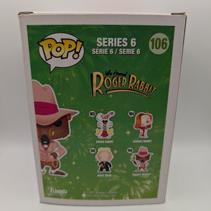 FUNKO POP! DISNEY Who Framed Roger Rabbit - SMARTY WEASEL Pop Vinyl #106 FRENLY BRICKS - Open 7 Days