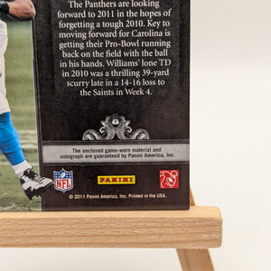 Panini Crown Royale 2010 DeAngelo Williams Auto Glove /10 THE ZONE FRENLY BRICKS - Open 7 Days
