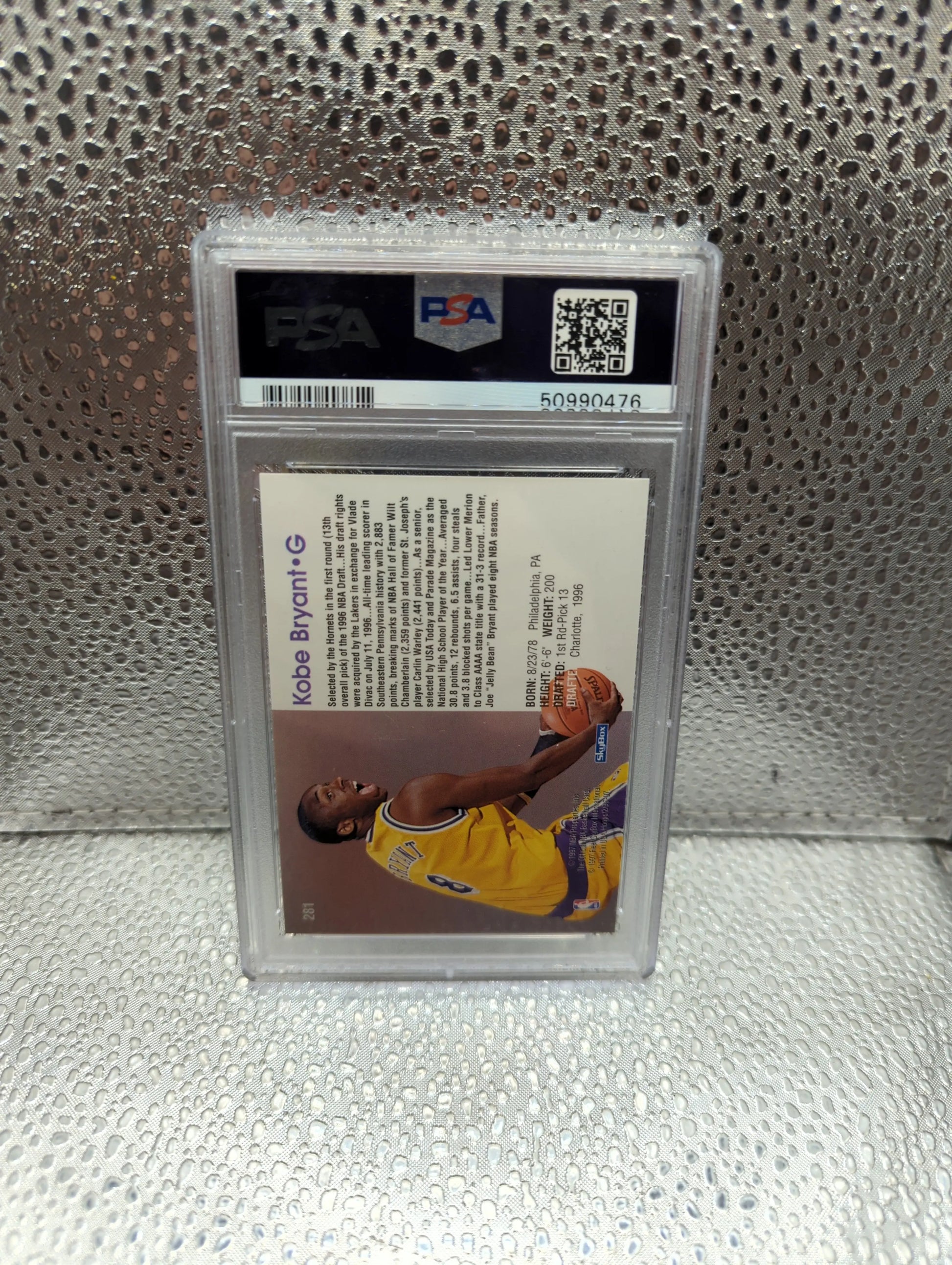 1996 Hoops Kobe Bryant #281 PSA 9 Graded FRENLY BRICKS - Open 7 Days