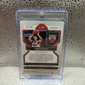 2021-22 PANINI Prizm Toni Kukoc 25/25 No. 247 FRENLY BRICKS - Open 7 Days