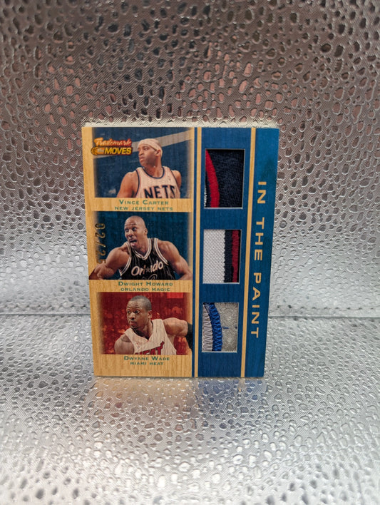 D Wade, V Carter, D Howard All Star Game Relics /25 - Topps Trademark Moves TTR-CHW FRENLY BRICKS - Open 7 Days