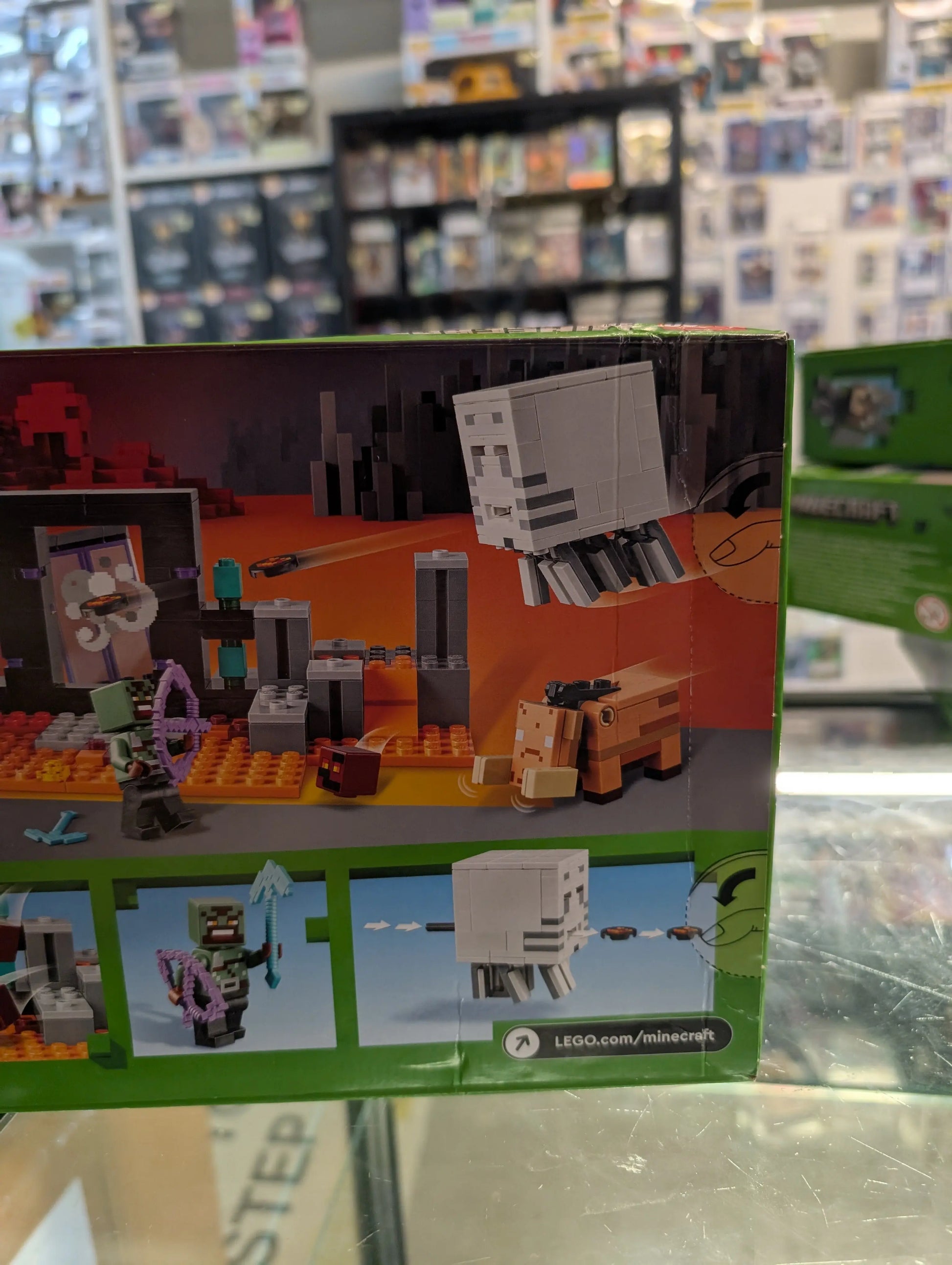 LEGO 21255 Minecraft The Nether Portal Ambush FRENLY BRICKS - Open 7 Days