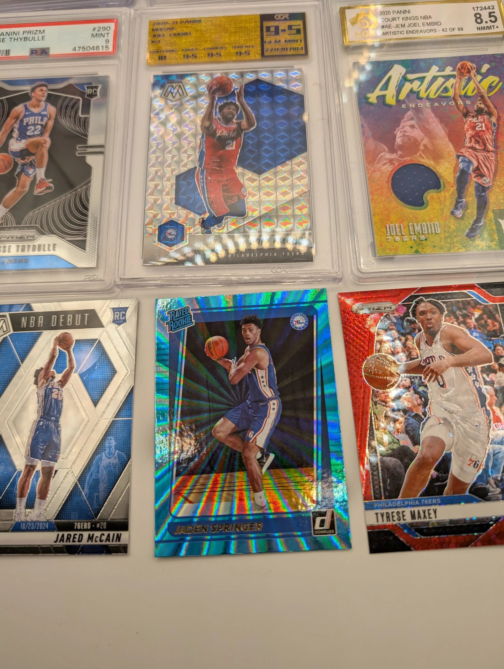 Philadelphia 76ers NBA Basketball Card Lot, Rookies, Patch, Auto, Joel Embiid FRENLY BRICKS - Open 7 Days
