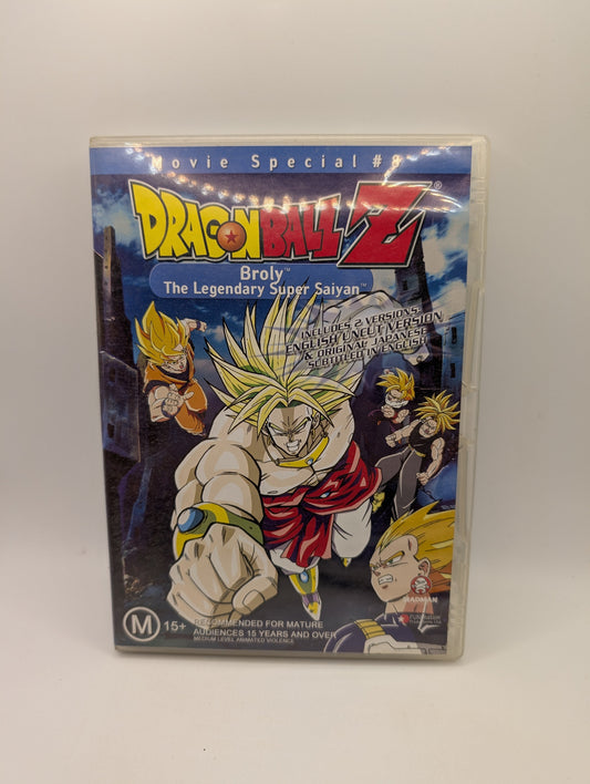 Dragon Ball Z-Broly-The Legendary Super Saiyan : Movie 8 (DVD, 2002) FRENLY BRICKS - Open 7 Days