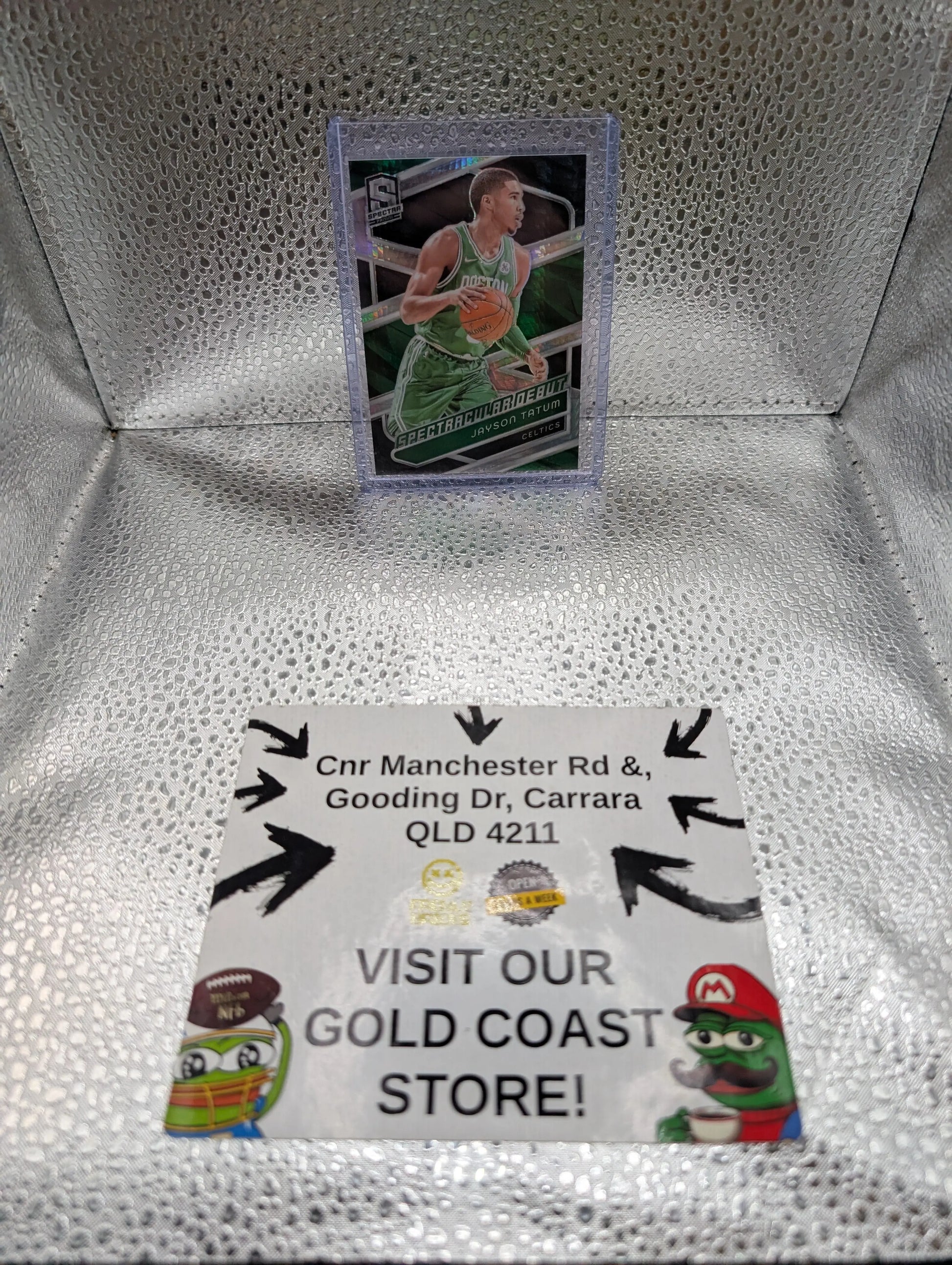 2023-24 Panini Spectra Jayson Tatum Spectracular Debut International Hyper Prizm FRENLY BRICKS - Open 7 Days