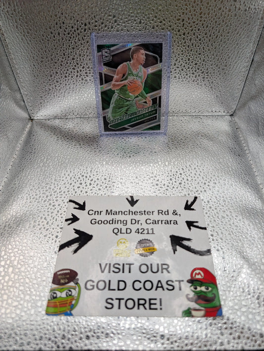 2023-24 Panini Spectra Jayson Tatum Spectracular Debut International Hyper Prizm FRENLY BRICKS - Open 7 Days