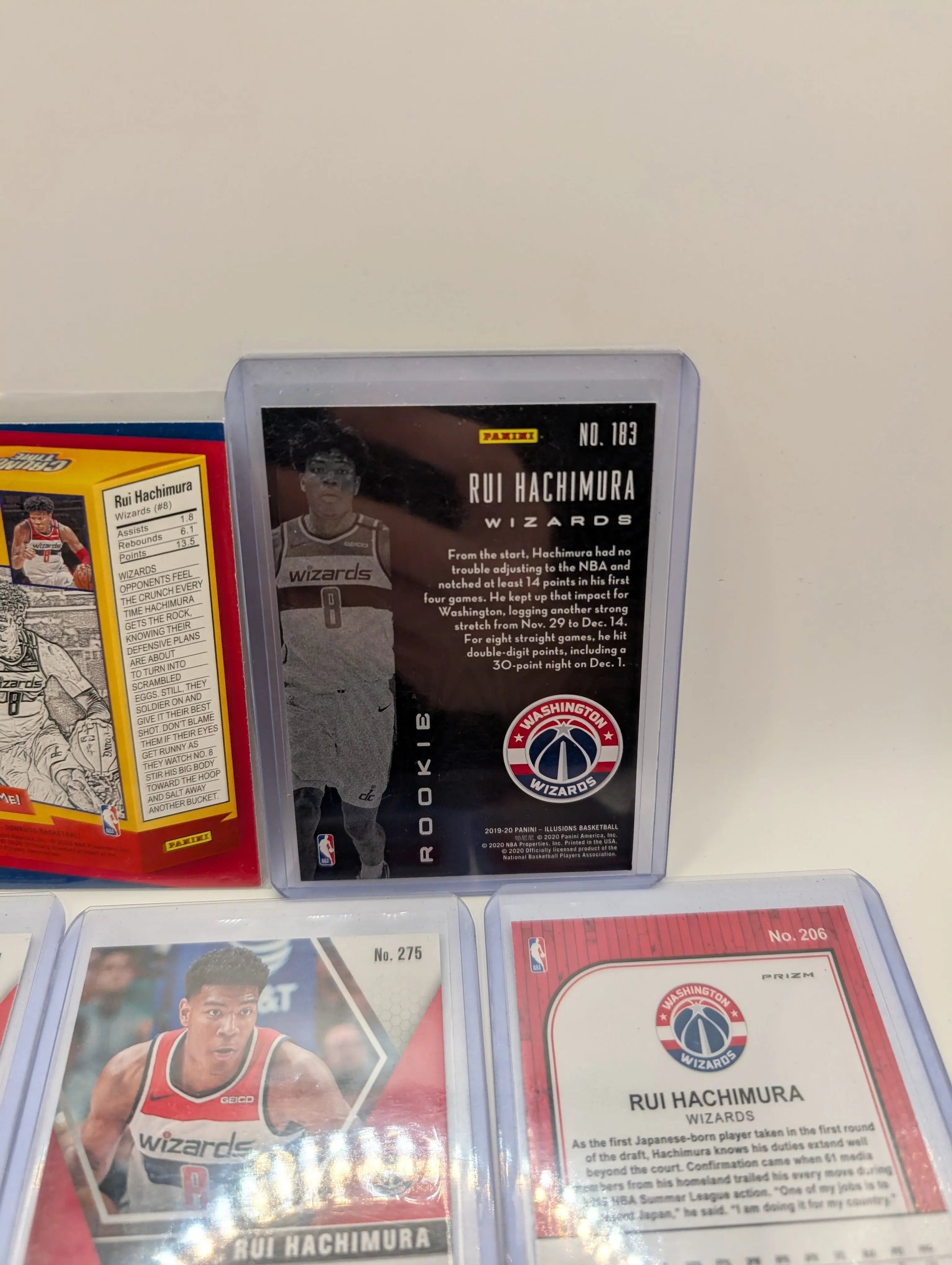 Rui Hachimura 2019/20 Rookie Lot, Wizards, donruss, mosaic, hoops, optic lot FRENLY BRICKS - Open 7 Days