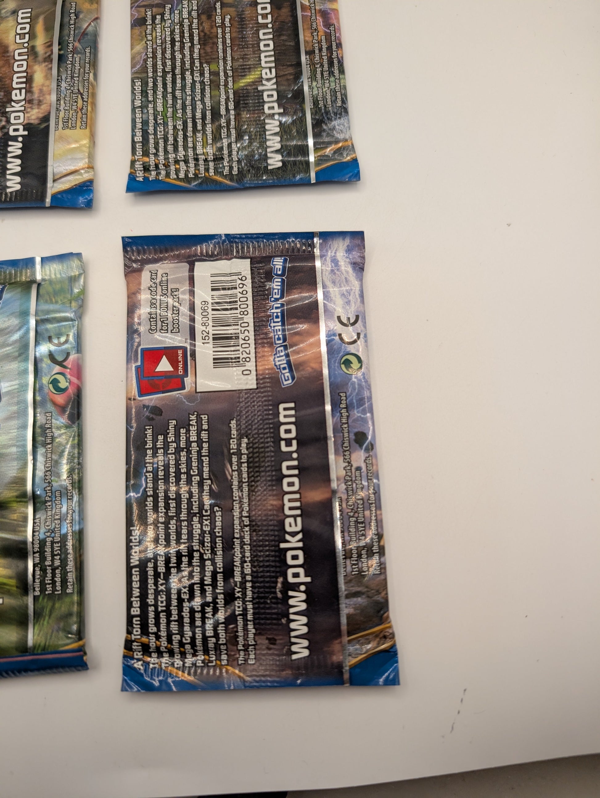 XY BREAKPoint - Sealed 4 Booster Pack Art Set - Pokémon XY TCG FRENLY BRICKS - Open 7 Days