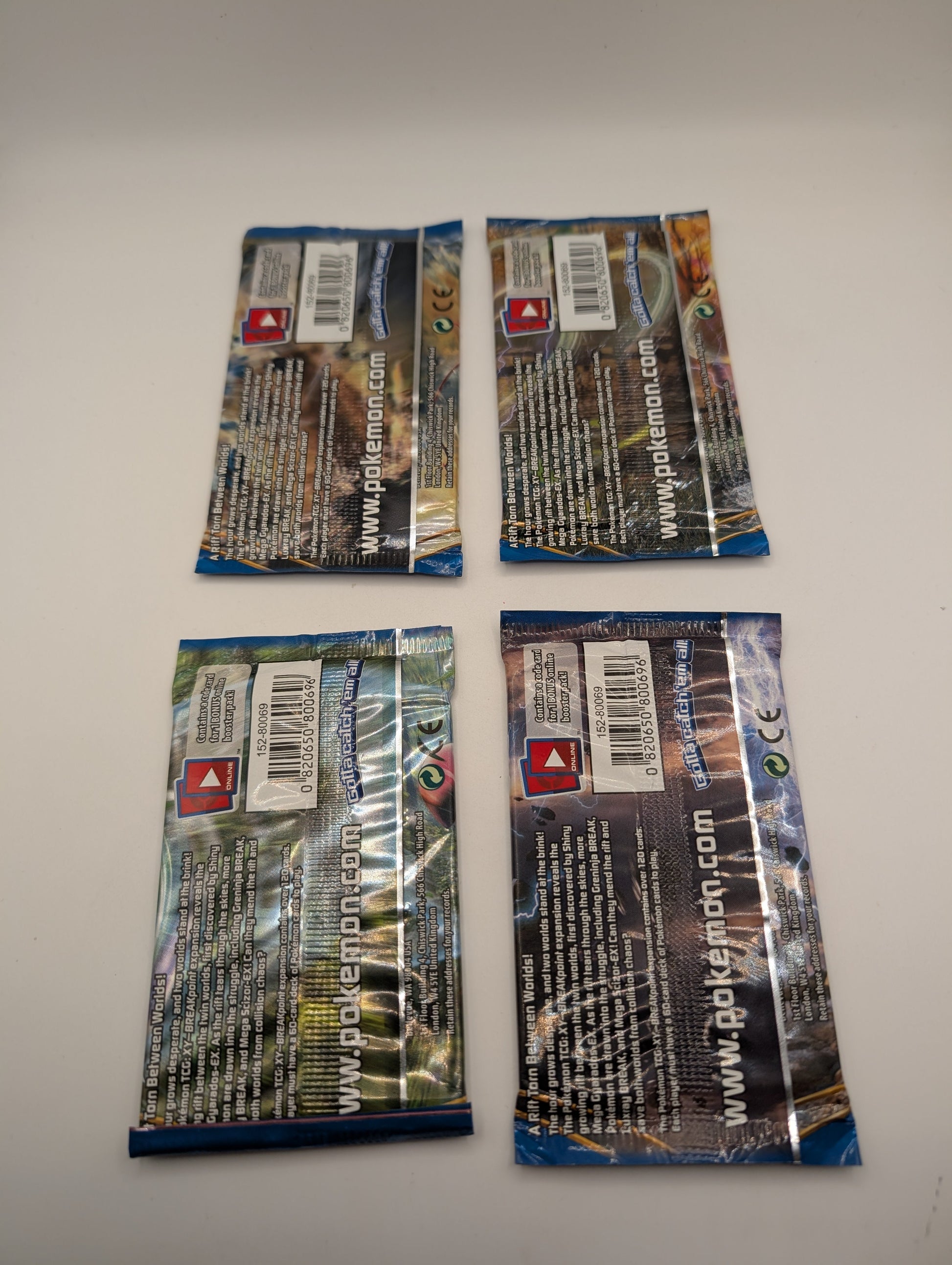 XY BREAKPoint - Sealed 4 Booster Pack Art Set - Pokémon XY TCG FRENLY BRICKS - Open 7 Days