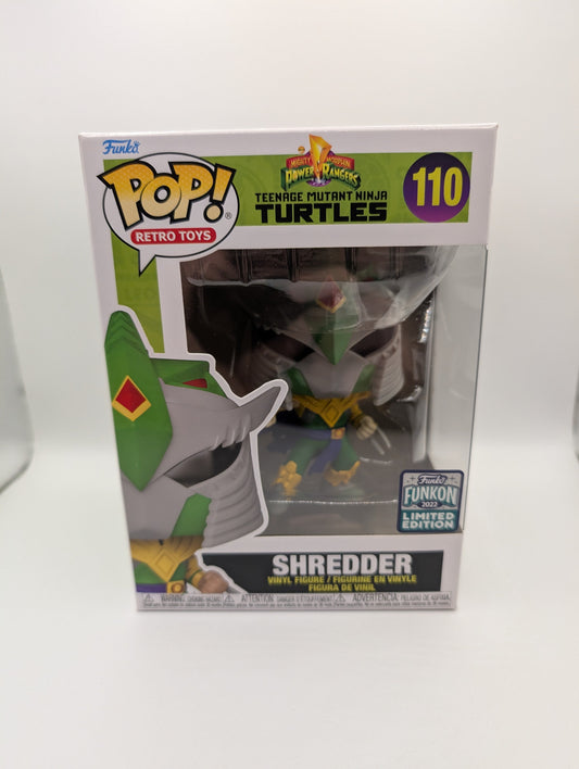 TMNT Shredder #110 Pop Vinyl 2022 Funkon Exclusive FRENLY BRICKS - Open 7 Days
