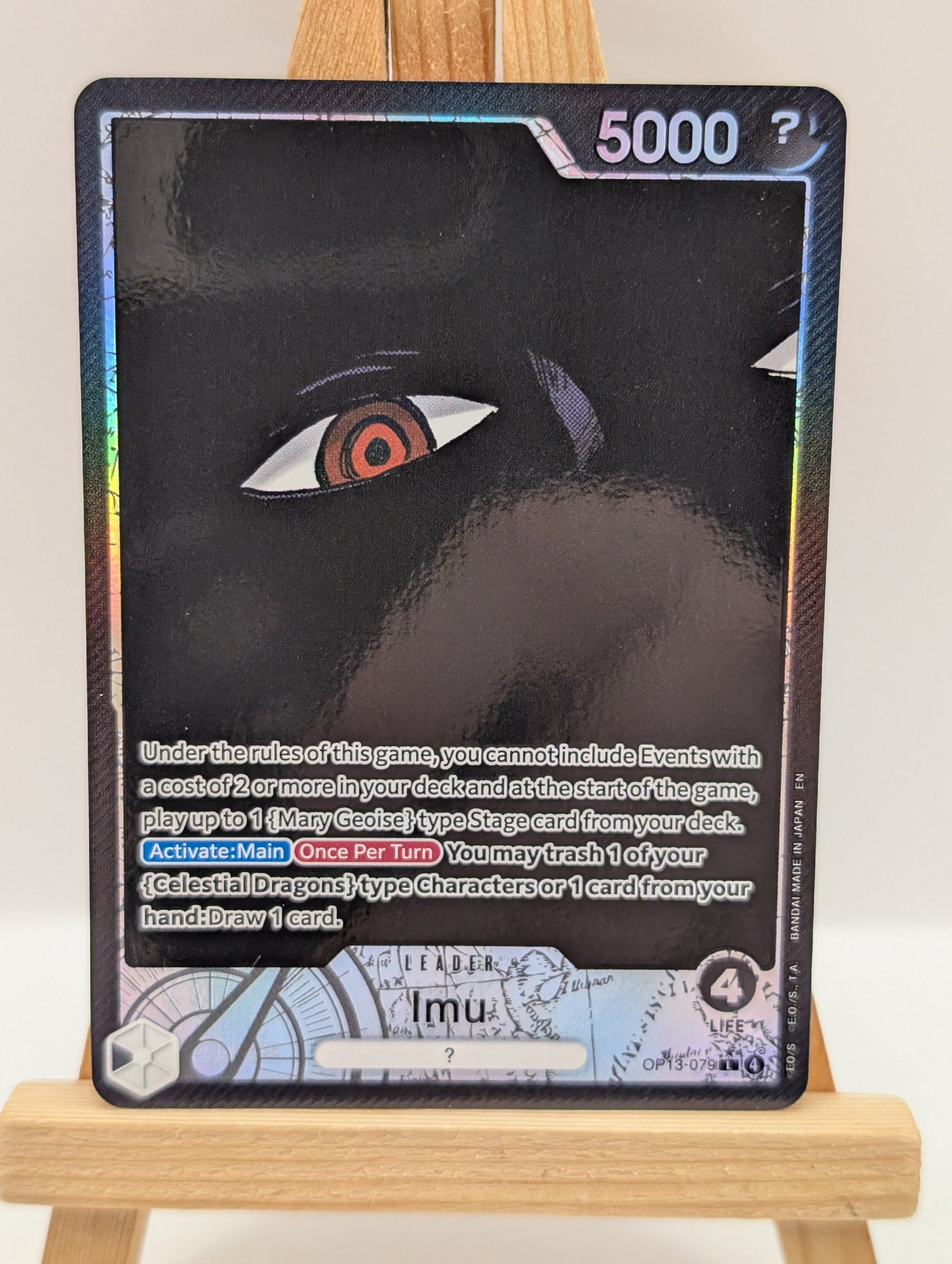 Bandai One Piece CCG Imu Leader OP13-079 Foil FRENLY BRICKS - Open 7 Days