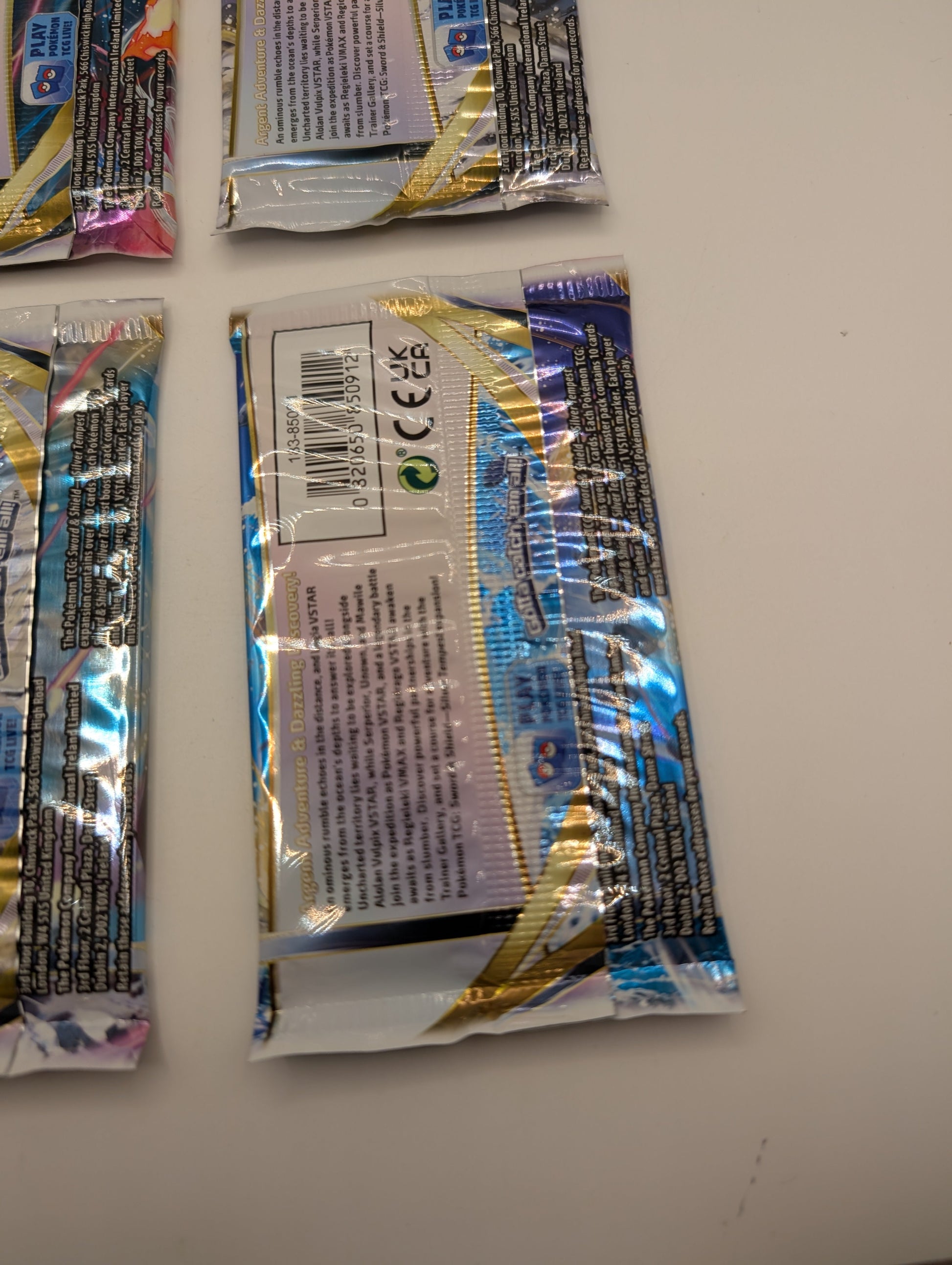 4x Pokemon Silver Tempest Booster Packs | Art Set | Sword & Shield | Brand New FRENLY BRICKS - Open 7 Days