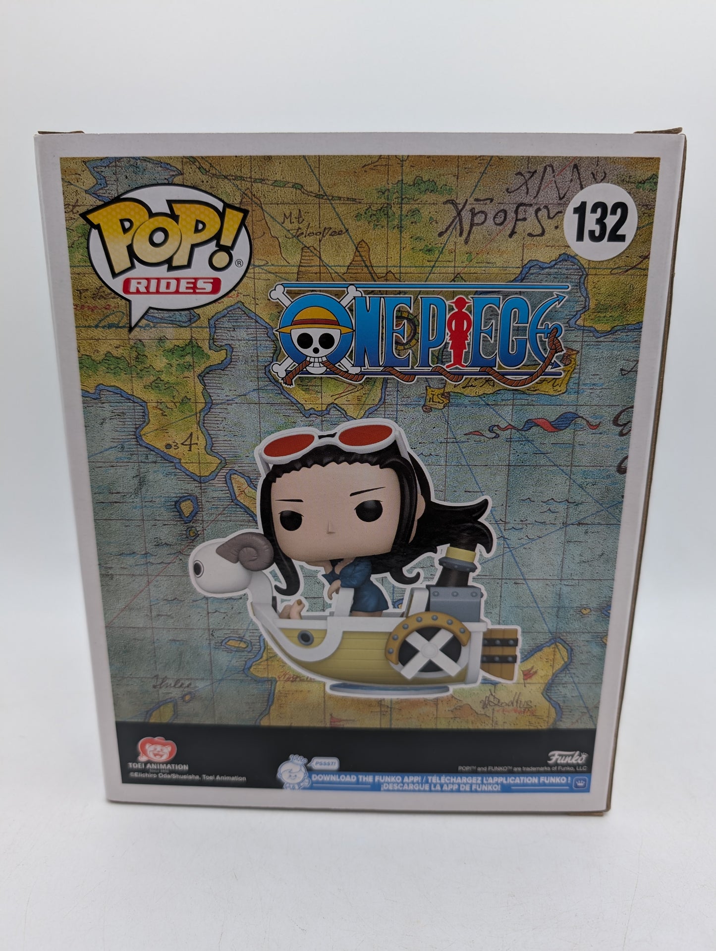 Funko POP! RIDES One Piece Nico Robin with Mini Merry II #132 2025 Summer Con