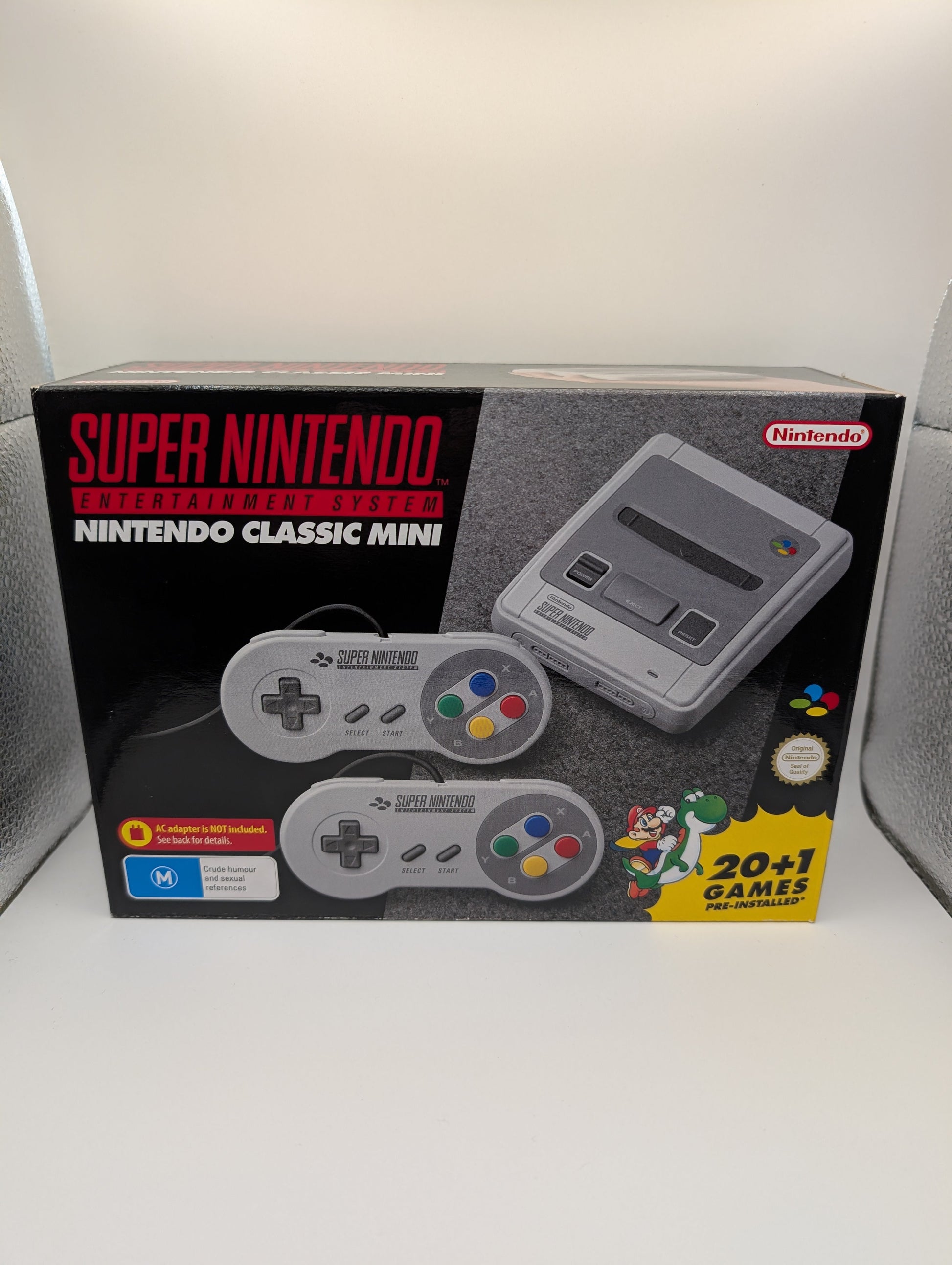Nintendo Classic Mini: Super Nintendo Entertainment System- Grey - Pal FRENLY BRICKS - Open 7 Days