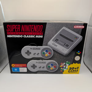 Nintendo Classic Mini: Super Nintendo Entertainment System- Grey - Pal FRENLY BRICKS - Open 7 Days
