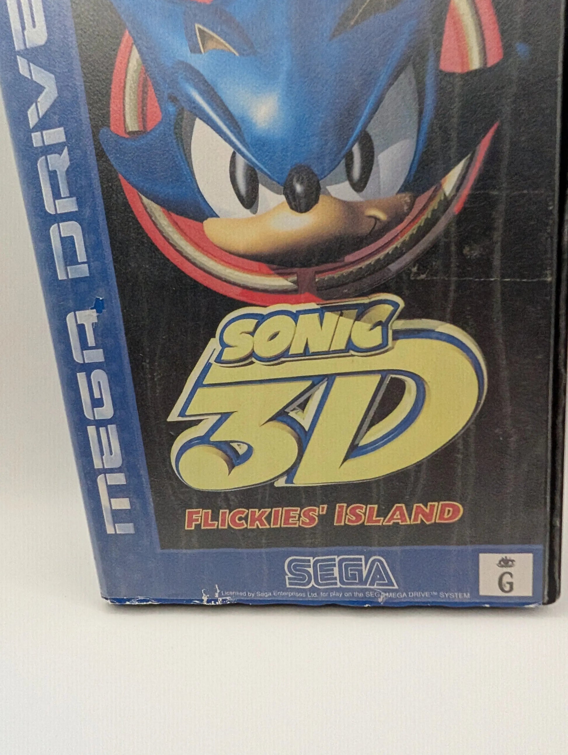 SEGA SMD Mega Drive - Sonic 3D Flickies Island PAL + Instruction, Case, Game FRENLY BRICKS - Open 7 Days