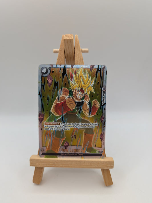 New Legend Alternate Art Bardock Gold Stamped FB03-135 Dragon Ball Super Fusion FRENLY BRICKS - Open 7 Days