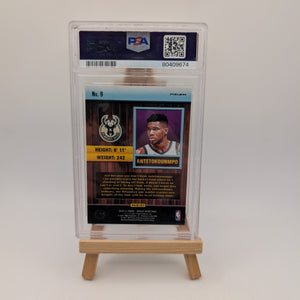 GIANNIS ANTETOKOUNMPO 2020 MOSAIC PSA 9 JAM MASTERS GREEN PRIZM MILWAUKEE BUCKS FRENLY BRICKS - Open 7 Days