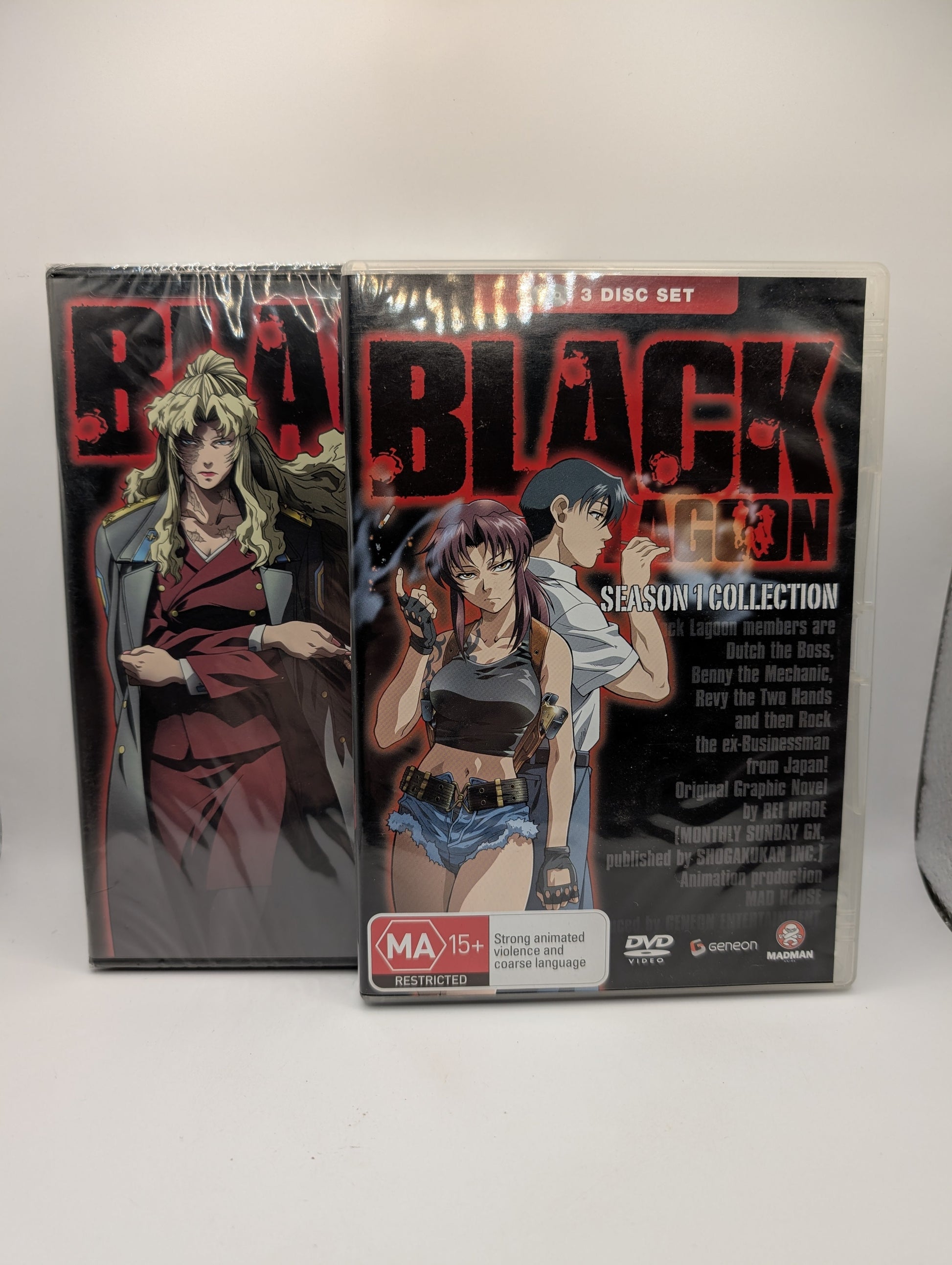 Black Lagoon - Vol. 2 + 1,2 and 3 Combination set DVD Anime used (vol2 sealed) FRENLY BRICKS - Open 7 Days