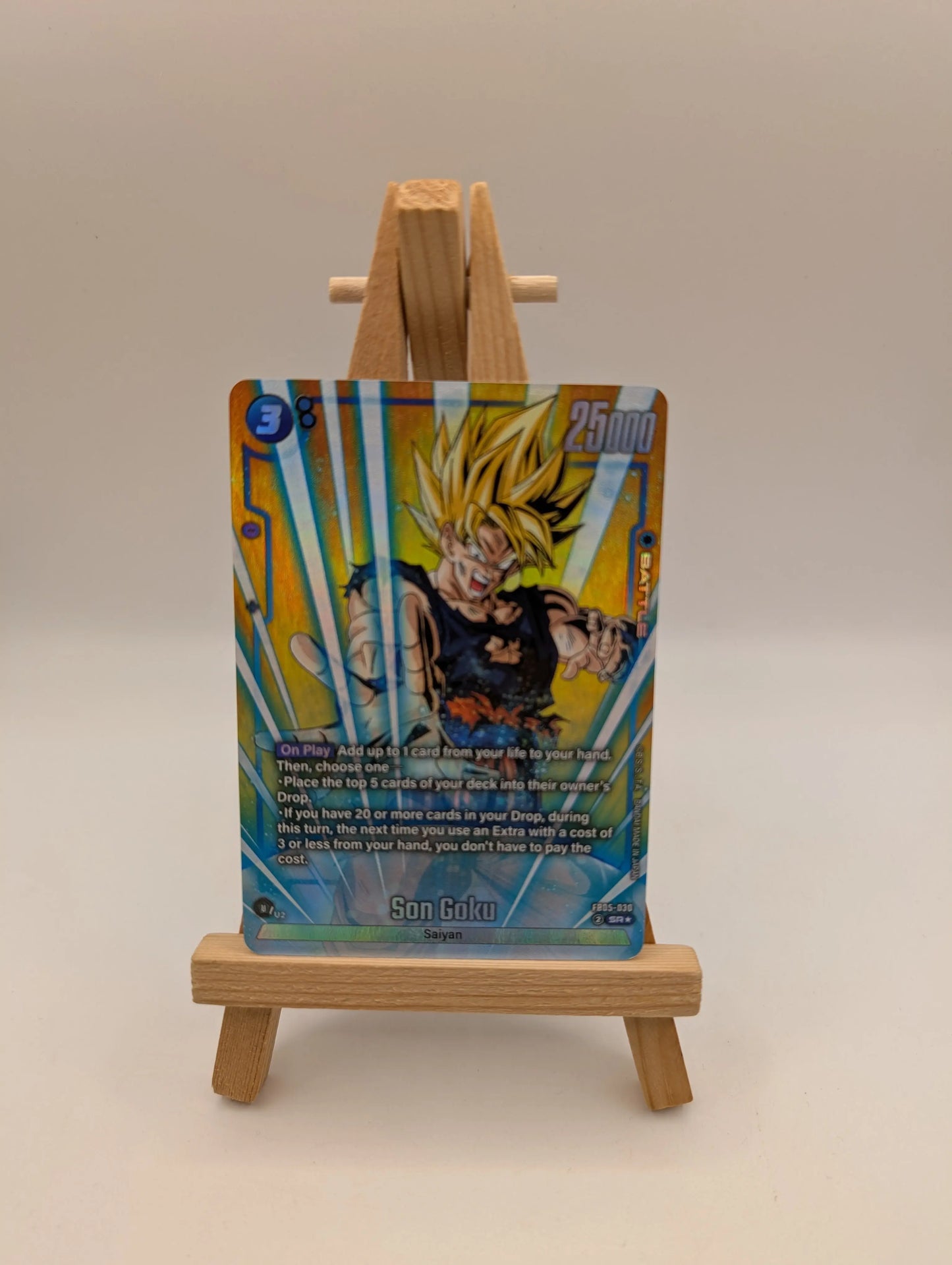Son Goku FB05-030 SR* Alternate Art DBS Fusion World | Near Mint | FRENLY BRICKS - Open 7 Days