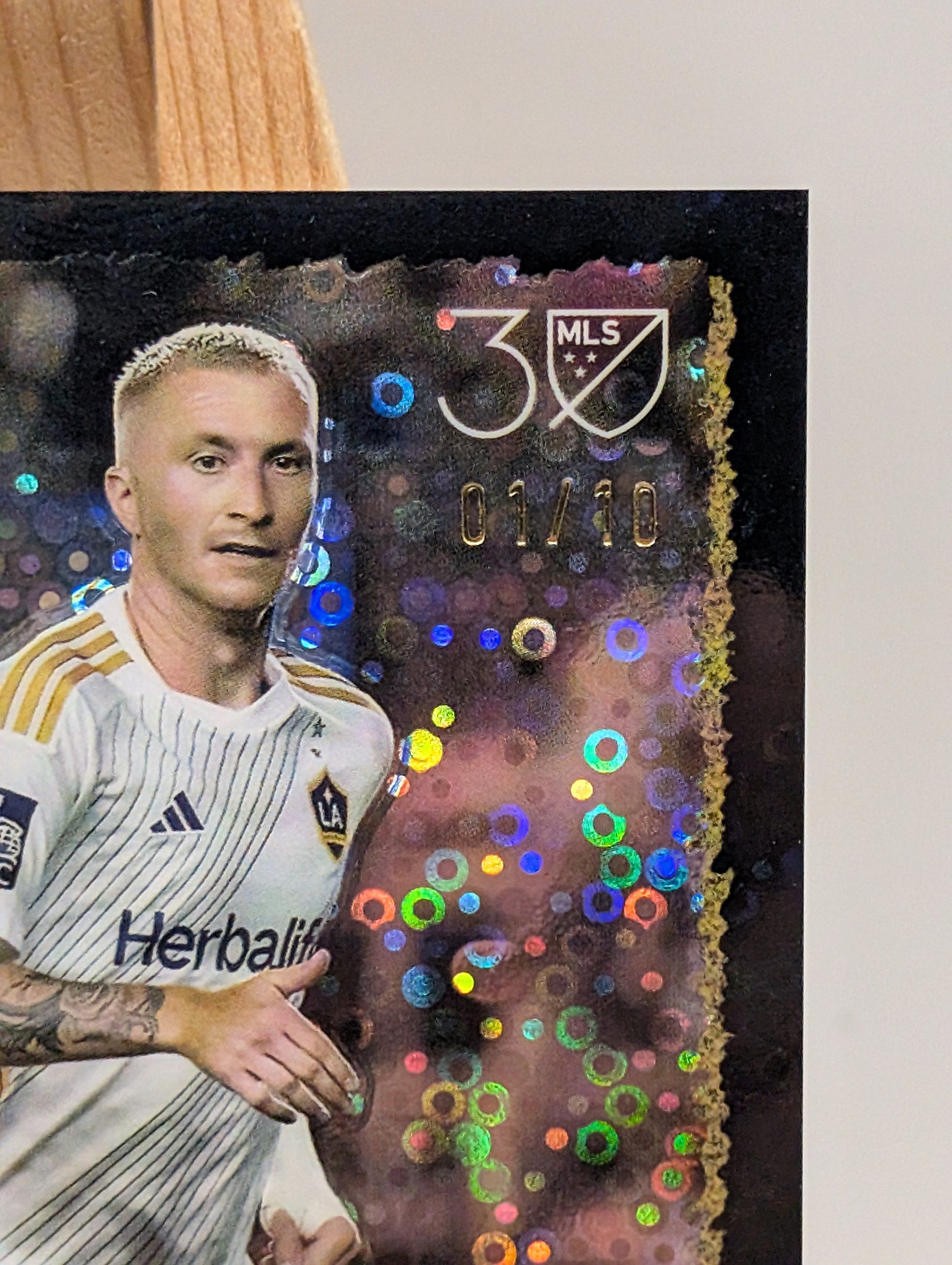 Topps Chrome MLS 30 Years Marco Reus LA Galaxy Serial Numbered Parallel #/10 FRENLY BRICKS - Open 7 Days image 3