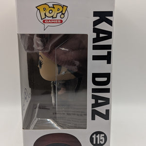 Funko POP! Games Gears of War Kate Diaz #115 Vinyl Signed Auto Laura Bailey COA FRENLY BRICKS - Open 7 Days