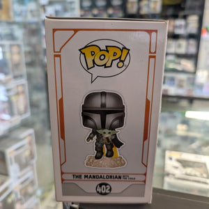 Star Wars - Mandalorian with the Child Jetpack Flying Pop! Vinyl Figure #402 FRENLY BRICKS - Open 7 Days