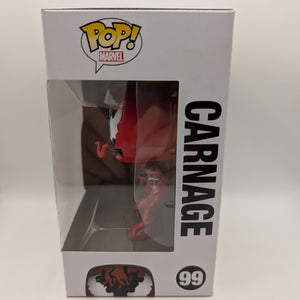 Funko POP! Marvel - Carnage #99 Vinyl Bobble-Head FRENLY BRICKS - Open 7 Days