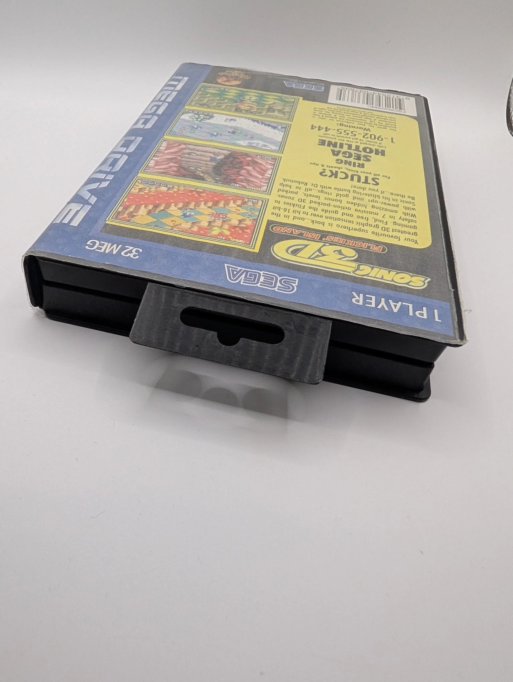 SEGA SMD Mega Drive - Sonic 3D Flickies Island PAL + Instruction, Case, Game FRENLY BRICKS - Open 7 Days