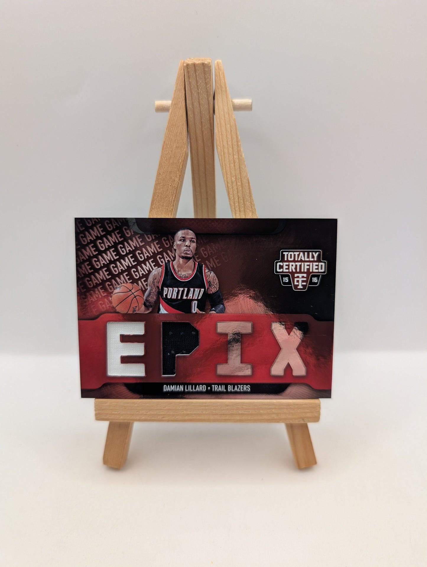 2015 Totally Certified EPIX Game Dual Memorabilia /99 Damian Lillard BLAZERS FRENLY BRICKS - Open 7 Days