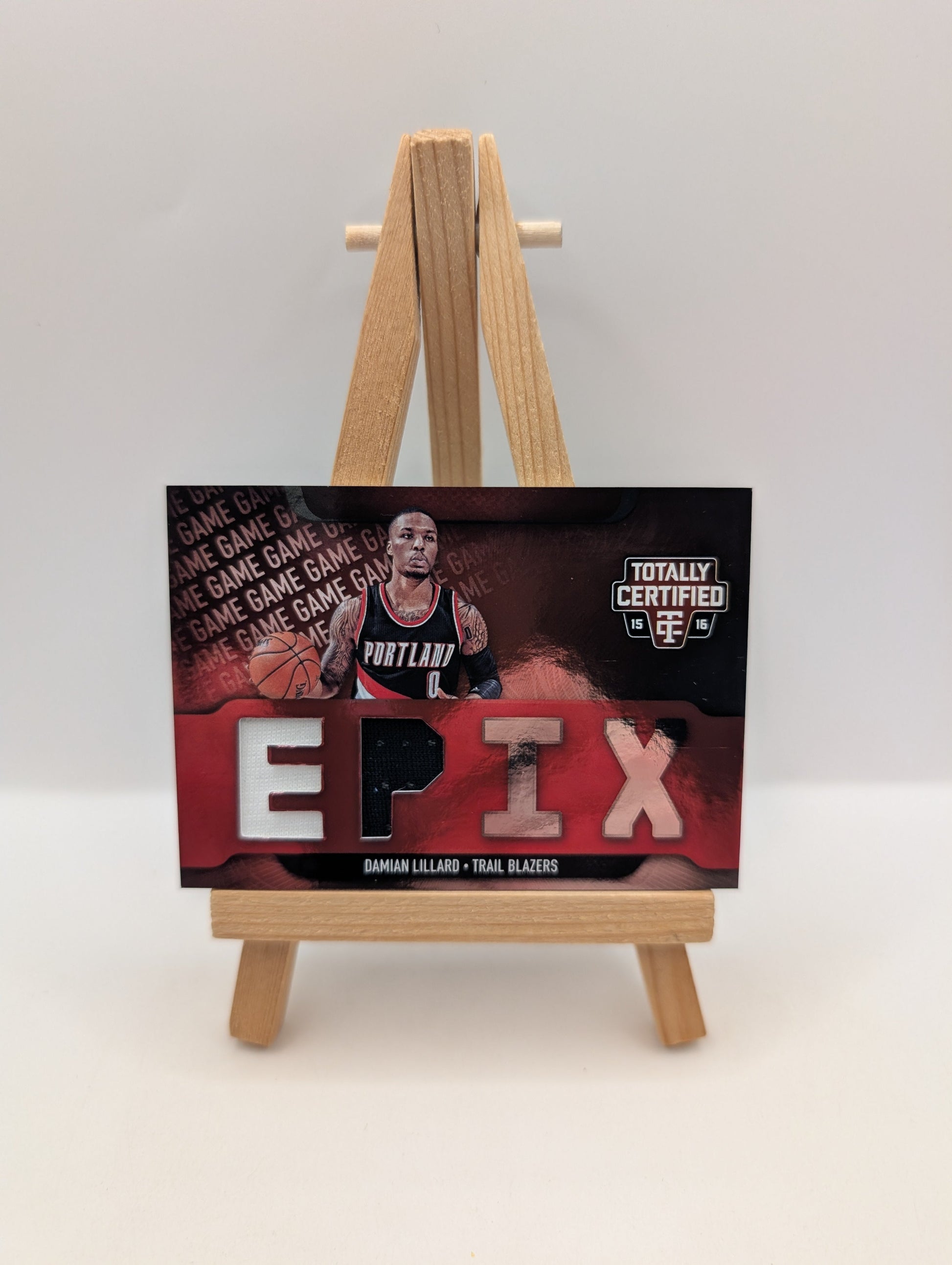 2015 Totally Certified EPIX Game Dual Memorabilia /99 Damian Lillard BLAZERS FRENLY BRICKS - Open 7 Days