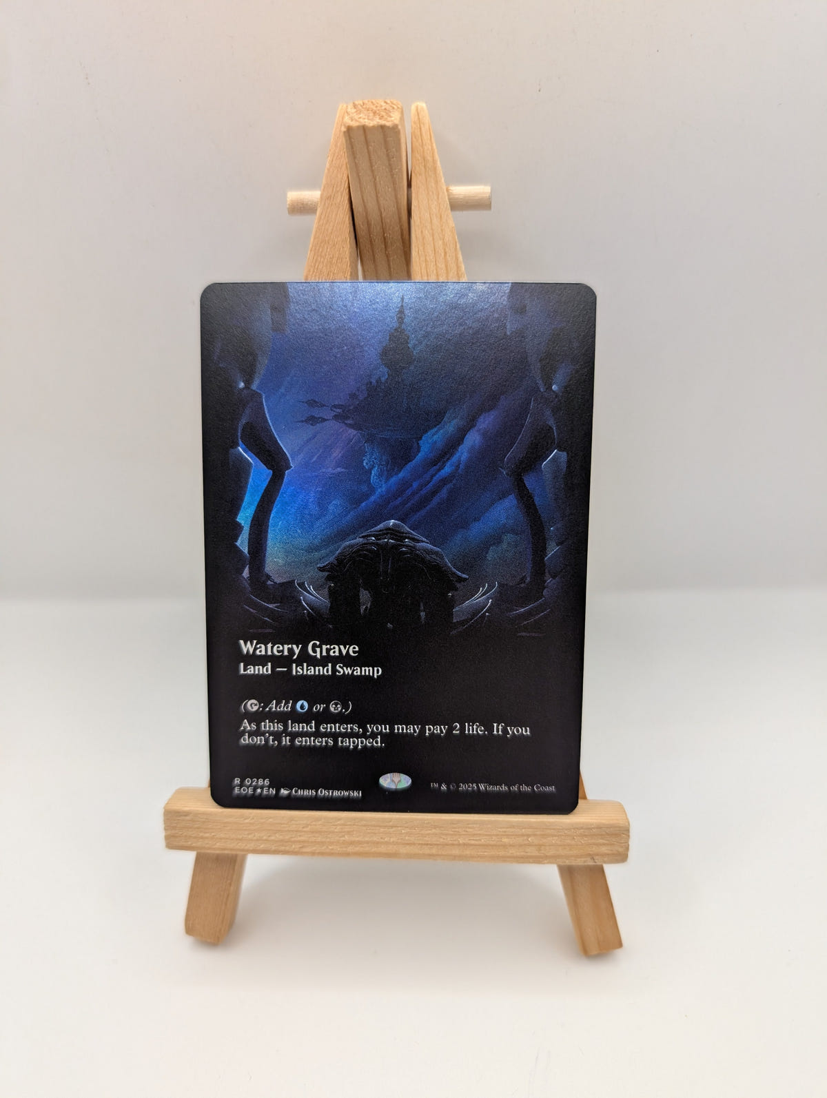 Watery Grave R 0286 EOE Borderless Foil Edge Of Eternities MTG FRENLY BRICKS - Open 7 Days image 1
