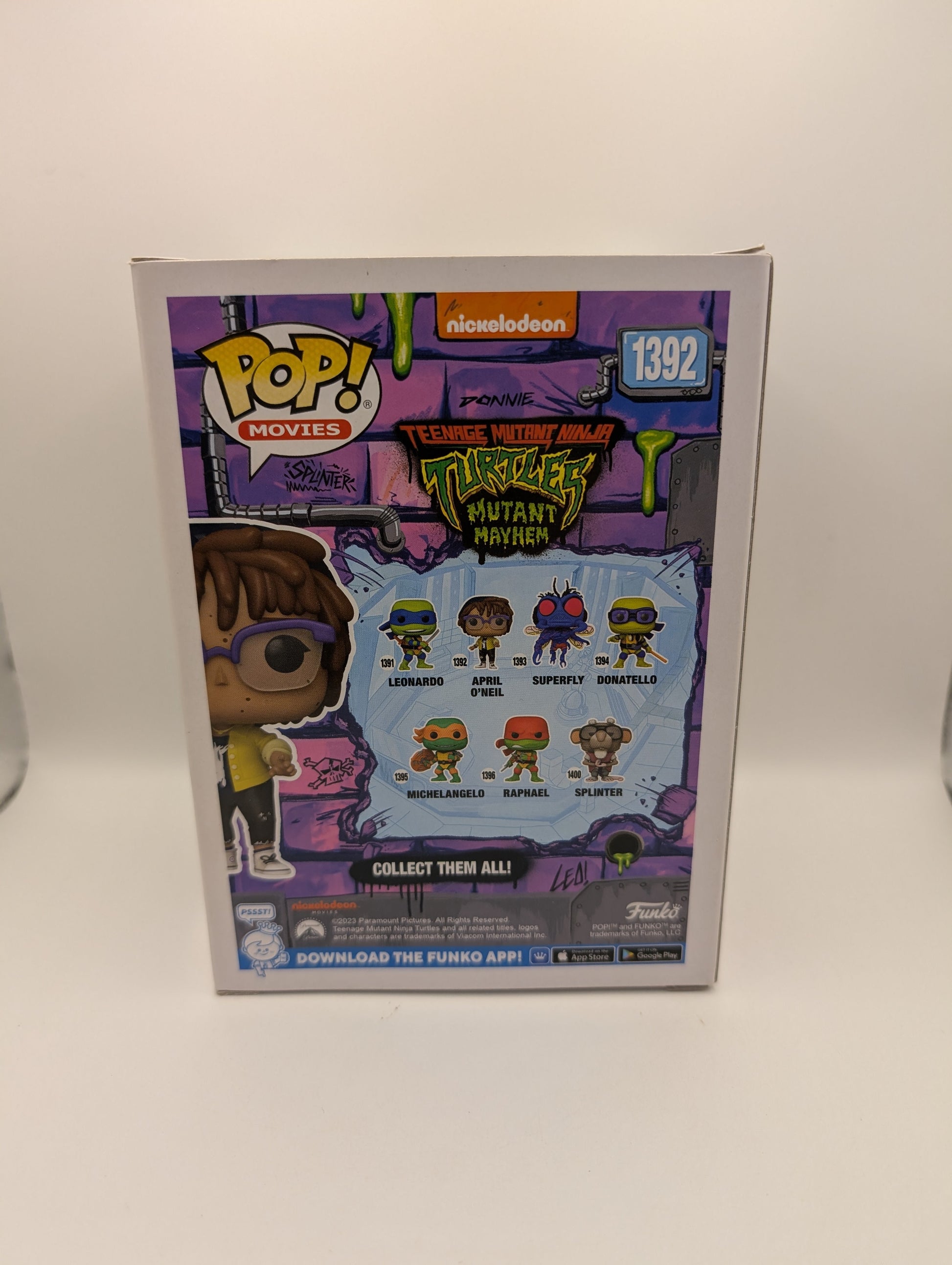 TEENAGE MUTANT NINJA TURTLES - APRIL O’NEIL 1392 FUNKO POP! VINYL FIGURE TMNT FRENLY BRICKS - Open 7 Days
