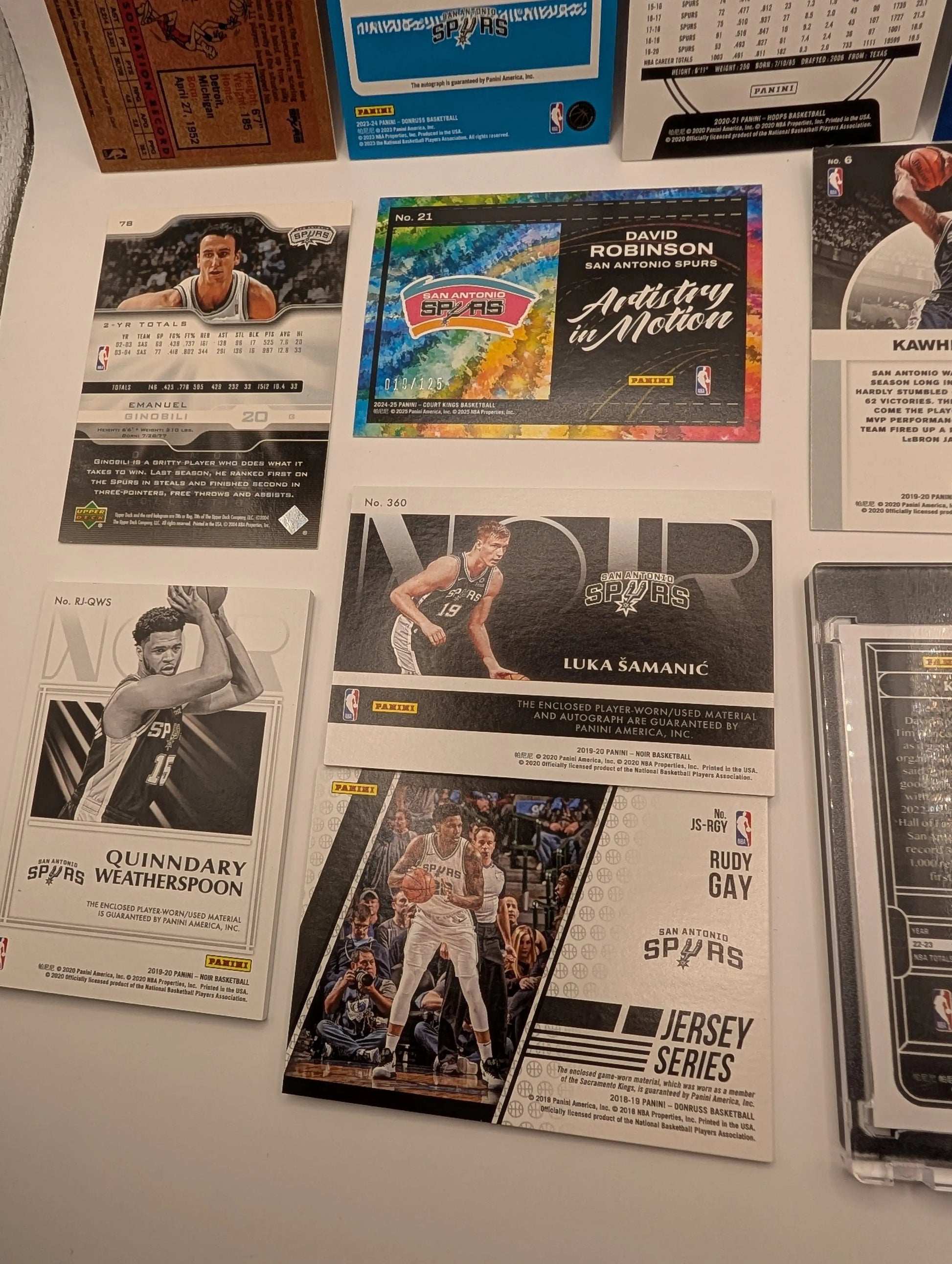 San Antonio Spurs NBA Basketball Card Lot, Rookies, Patch, Auto, George Gervin FRENLY BRICKS - Open 7 Days