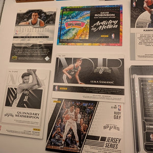San Antonio Spurs NBA Basketball Card Lot, Rookies, Patch, Auto, George Gervin FRENLY BRICKS - Open 7 Days