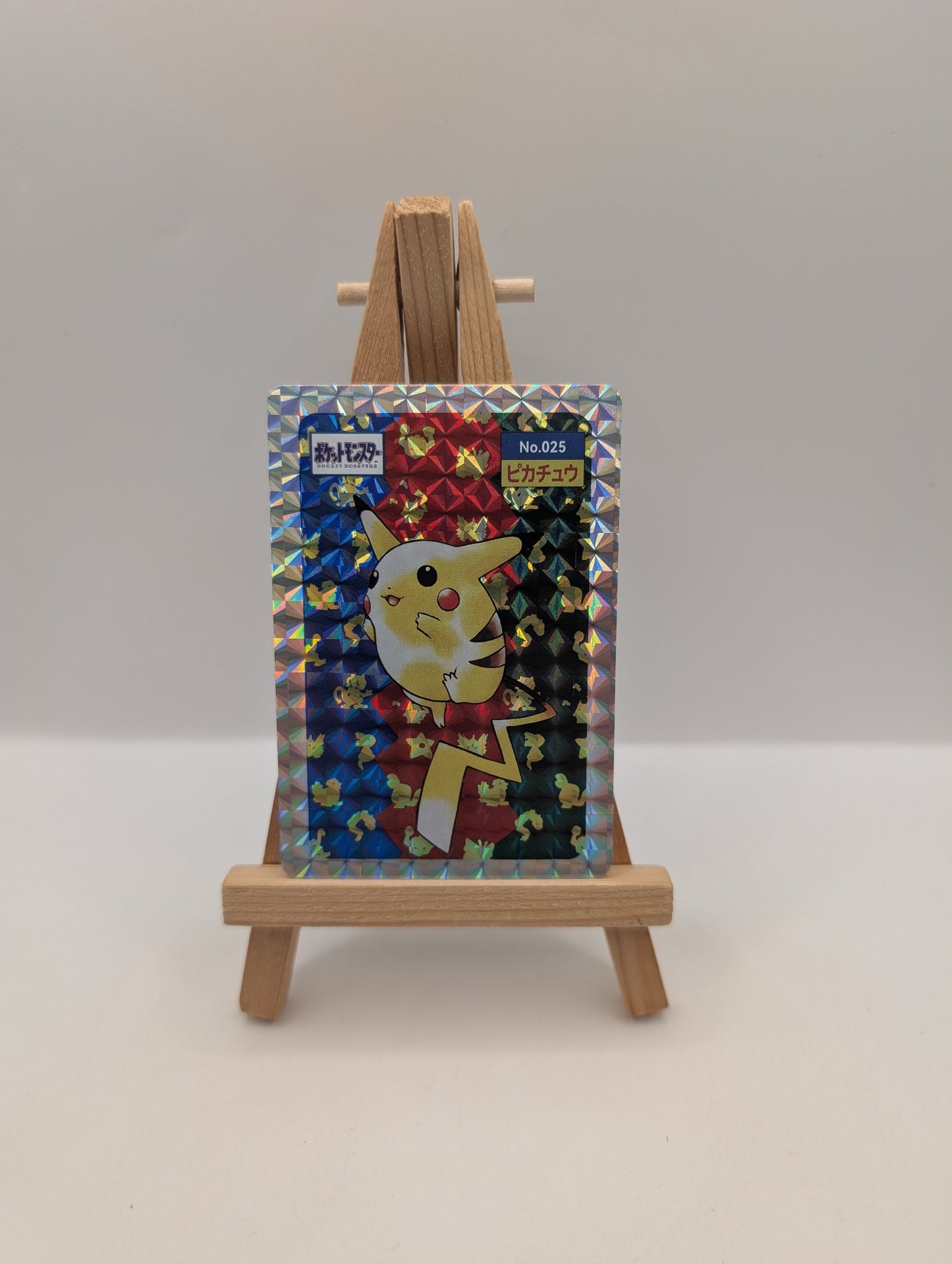 Pikachu No. 025 Prism Topsun Top Sun 1995  Pokemon Card Japanese FRENLY BRICKS - Open 7 Days