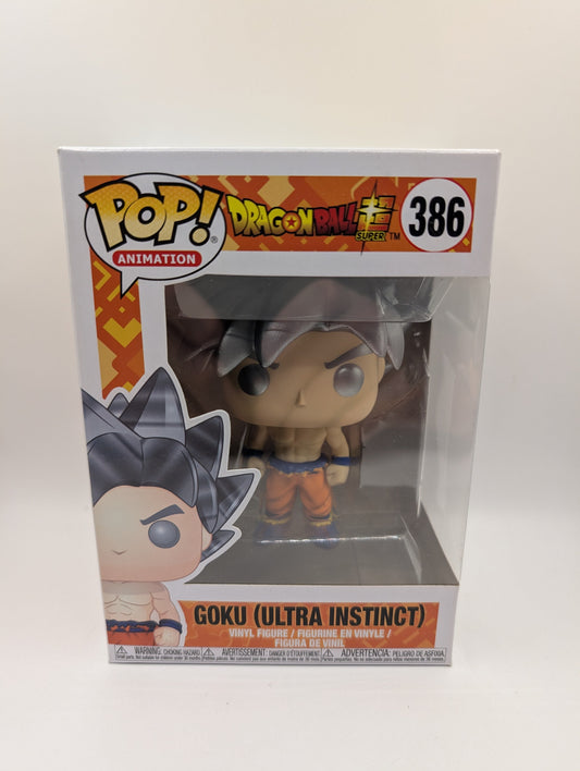 FUNKO Pop Vinyl Goku (Ultra Instinct) Dragon Ball Super #386 FRENLY BRICKS - Open 7 Days