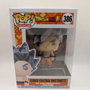 FUNKO Pop Vinyl Goku (Ultra Instinct) Dragon Ball Super #386 FRENLY BRICKS - Open 7 Days