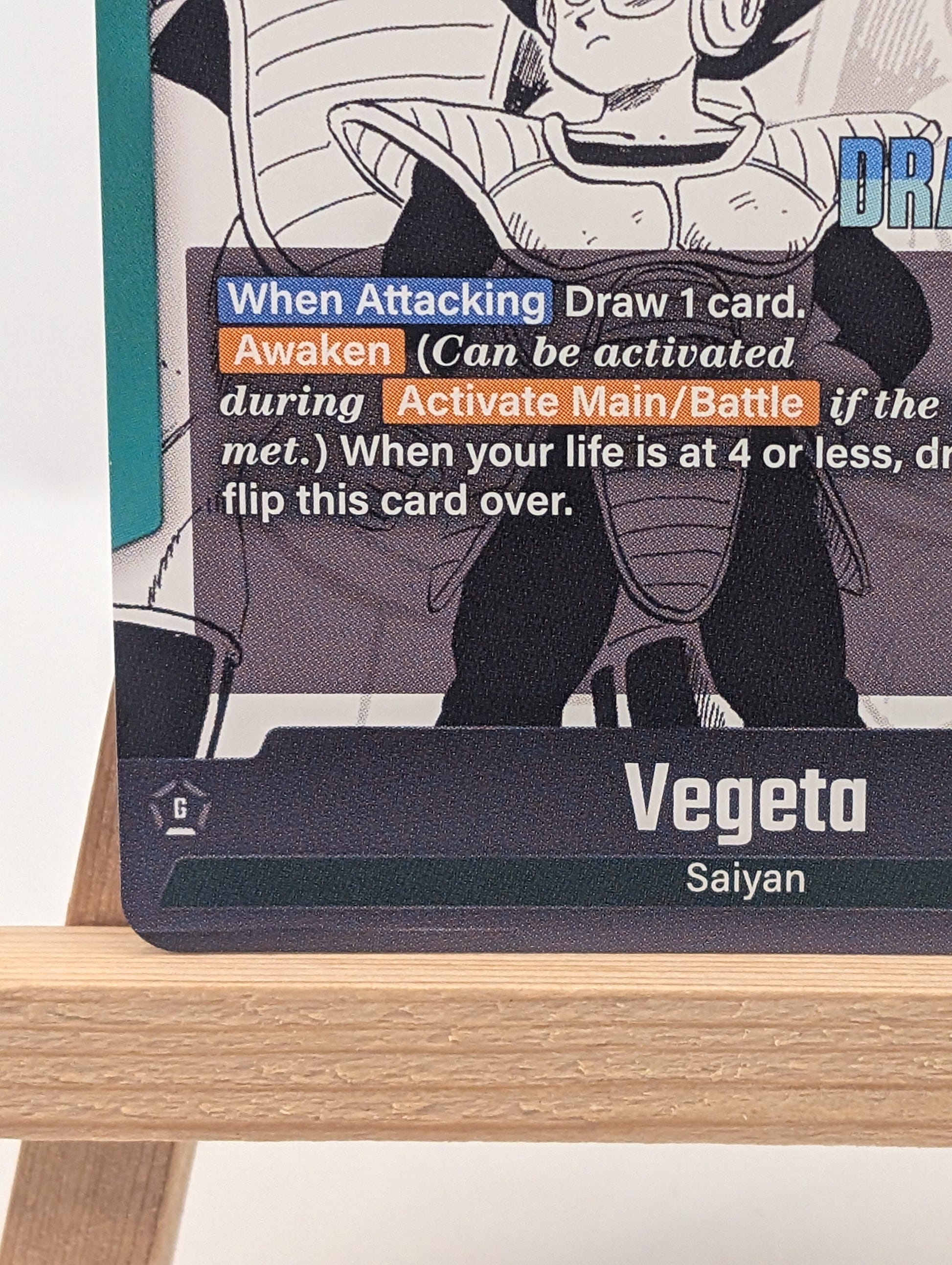 Vegeta FB04-051 GOLD Alt Art Manga Booster Leader SB01 Dragon Ball Fusion World FRENLY BRICKS - Open 7 Days image 4