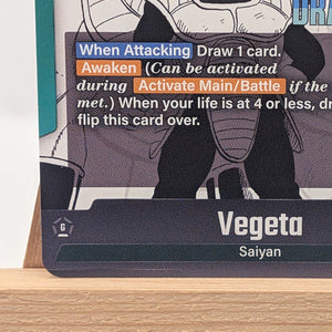 Vegeta FB04-051 GOLD Alt Art Manga Booster Leader SB01 Dragon Ball Fusion World FRENLY BRICKS - Open 7 Days