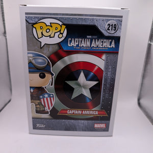 Funko Pop! Vinyl Captain America #219 2017 Spring Convention Exclusive FRENLY BRICKS - Open 7 Days