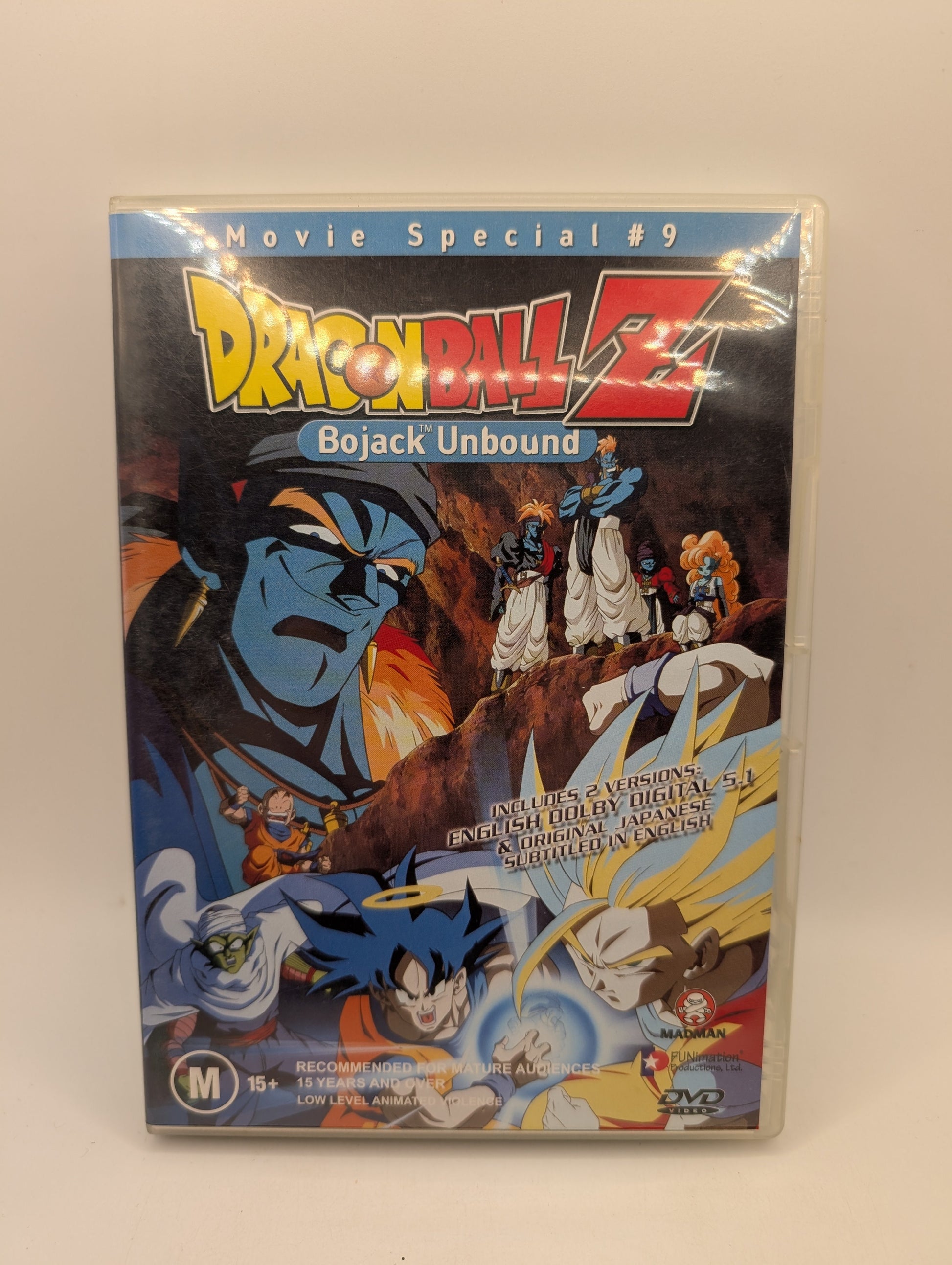 Dragon Ball Z - Bojack Unbound : Movie 9 (DVD, 2004) R4 Pal Anime FRENLY BRICKS - Open 7 Days