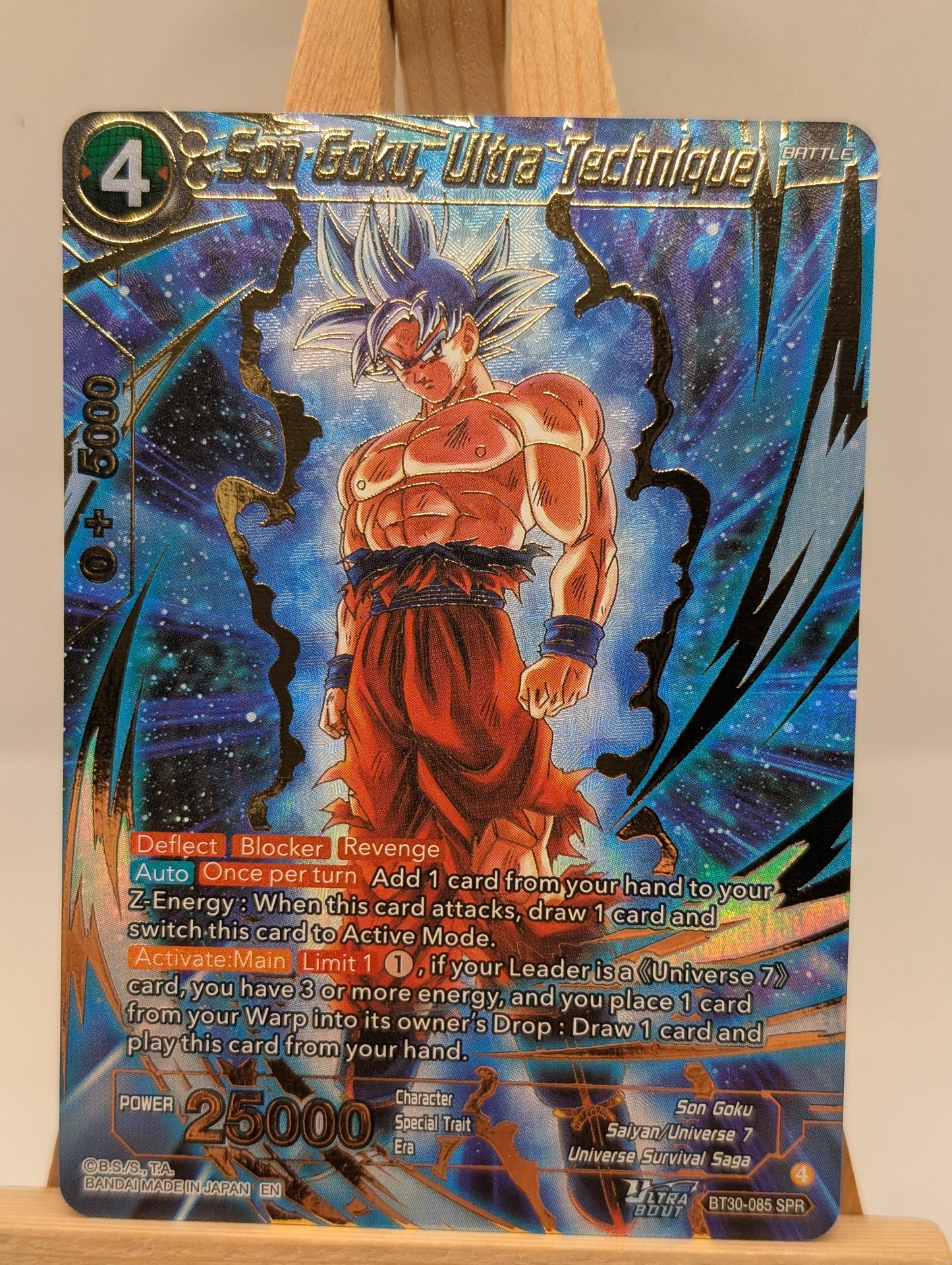 Son Goku, Ultra Technique SPR BT30-085 Dragon Ball Three Glorious Fighters FRENLY BRICKS - Open 7 Days