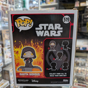 Star Wars - Red Saber Series: Darth Sidious Glow Pop! Deluxe 519 FRENLY BRICKS - Open 7 Days