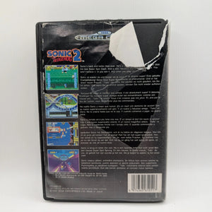 Sega Mega Drive SMD - Sonic The Hedgehog 2 - Cart + Box + Manual USED PAL FRENLY BRICKS - Open 7 Days