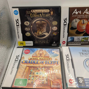 Nintendo DS Lot Bundle 4x Games Brain Teasers, Puzzles, Art, Working, Tested FRENLY BRICKS - Open 7 Days