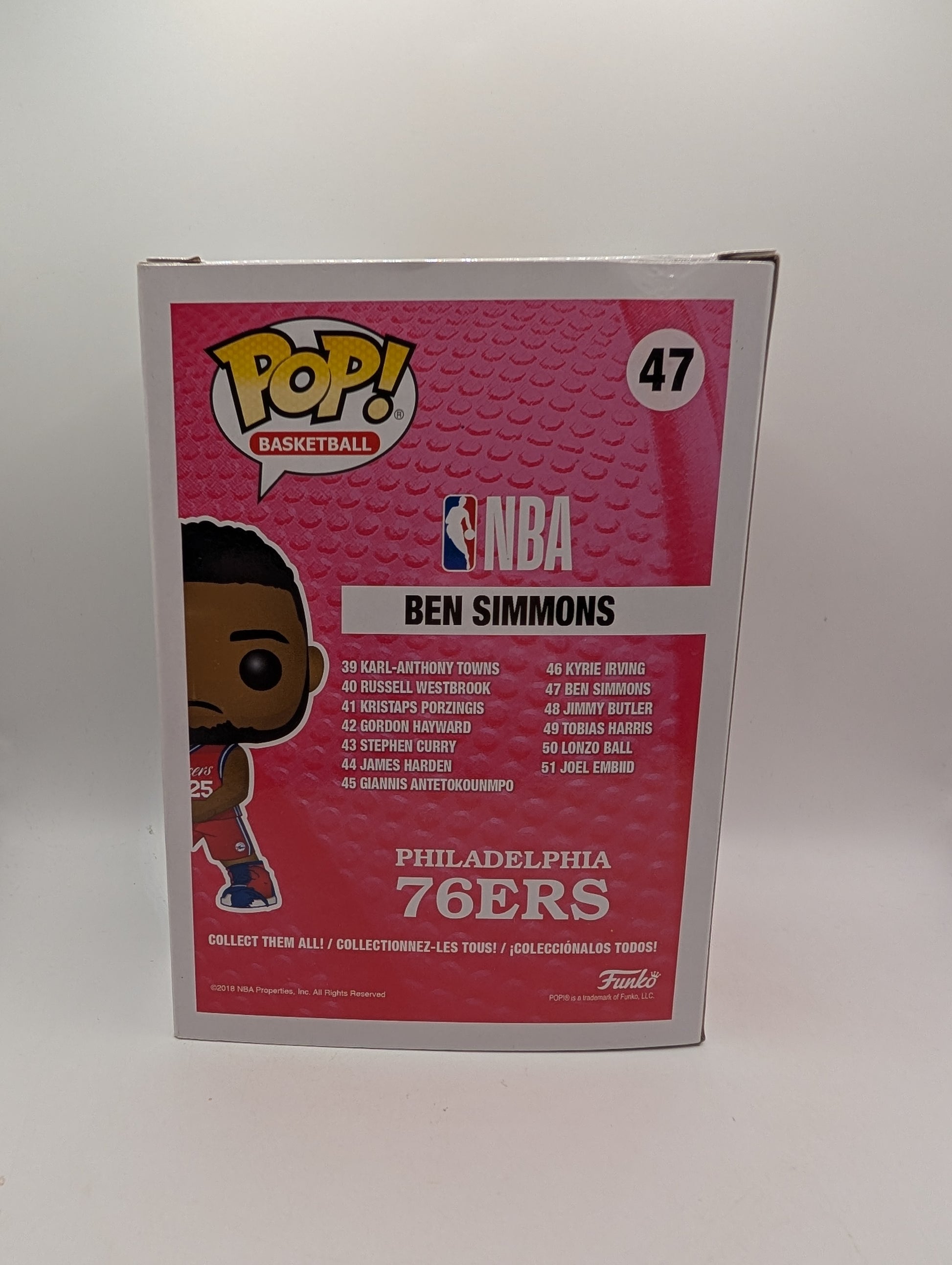 Funko Pop! NBA: Philadelphia 76er’s Ben Simmons #47 Vaulted